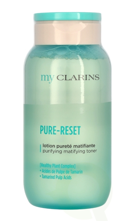 Clarins My Clarins Pure-Reset Purifying Matifying Toner 200 ml i gruppen HELSE OG SKJØNNHET / Hudpleie / Ansikt / Ansiktskrem hos TP E-commerce Nordic AB (C76853)