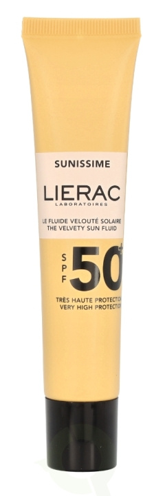 Lierac Paris Lierac Sunissime The Velvety Sun Fluid SPF50+ 40 ml i gruppen HELSE OG SKJØNNHET / Hudpleie / Soling / Solkrem hos TP E-commerce Nordic AB (C76857)