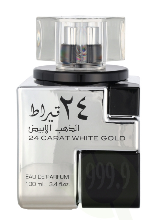 Lattafa 24 Carat White Gold Edp Spray 100 ml i gruppen HELSE OG SKJØNNHET / Duft og parfyme / Parfyme / Unisex hos TP E-commerce Nordic AB (C76903)