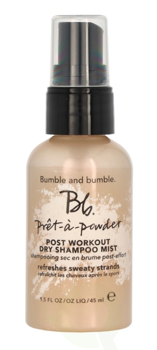 Bumble and Bumble Bumble & Bumble Pret-A-Powder Post Workout Dry Shampoo Mist 45 ml Refreshes Damp, Sweaty Strands i gruppen HELSE OG SKJØNNHET / Hår & styling / Hårpleie / Sjampo hos TP E-commerce Nordic AB (C76980)