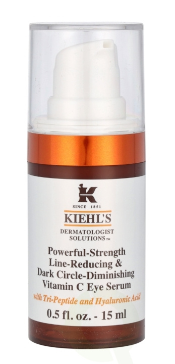 Kiehl\'s D.S. Powerful-Strenght Vitamin C Eye Serum 15 ml Line-Reducing & Dark Circle-Diminishing i gruppen HELSE OG SKJØNNHET / Hudpleie / Ansikt / Hudserum hos TP E-commerce Nordic AB (C77012)