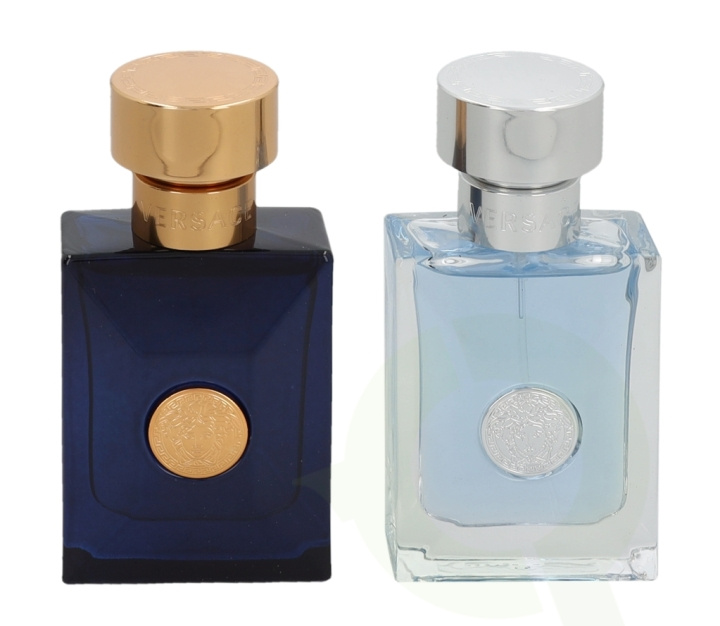 Versace Duo Set 60 ml Dylan Blue Pour Homme Edt Spray 30ml/Homme Edt Spray 30ml i gruppen HELSE OG SKJØNNHET / Duft og parfyme / Parfyme / Parfyme for han hos TP E-commerce Nordic AB (C77082)