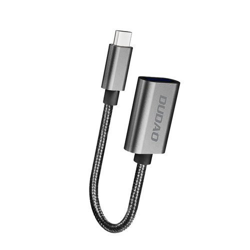 Dudao L15T USB-C to USB-A Adapter Silver i gruppen Datautstyr / Kabler og adaptere / USB / USB-C hos TP E-commerce Nordic AB (C77129)