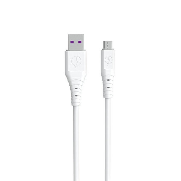 Dudao TGL3M USB-A to USB Micro Cable 1m white i gruppen Datautstyr / Kabler og adaptere / USB / USB-A hos TP E-commerce Nordic AB (C77133)