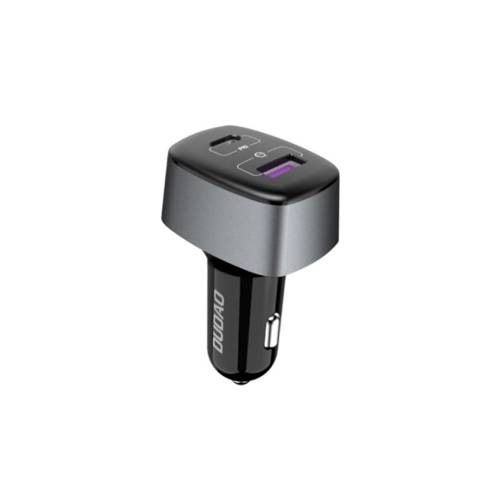 Dudao R7XS Car Charger 83Watt 1xUSB-C + 1xUSB-A i gruppen SMARTTELEFON & NETTBRETT / Ladere og Kabler / Billader / Billader USB hos TP E-commerce Nordic AB (C77137)