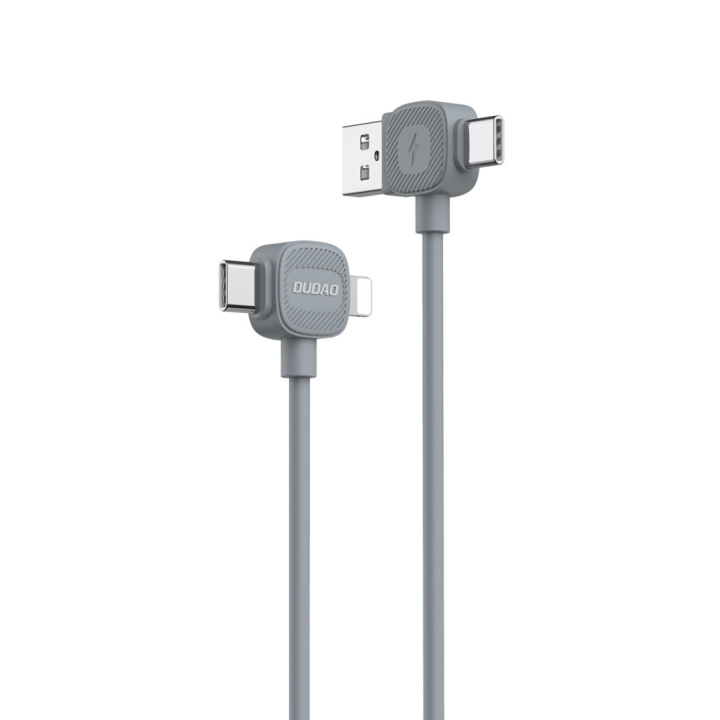 Dudao L20S 4-i-1 USB-C/USB-A/Lightning Fast Charging-kabel 1m i gruppen Datautstyr / Kabler og adaptere / USB / USB-C hos TP E-commerce Nordic AB (C77139)