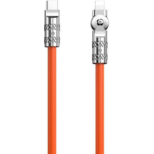 Dudao L24CL USB-C to angled Lightning cable 30W 1m 180° rotation orange i gruppen Datautstyr / Kabler og adaptere / USB / USB-C hos TP E-commerce Nordic AB (C77143)