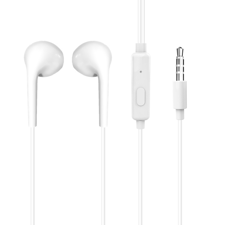 Dudao X10S in-ear headphones 3.5 mm jack 1.2 m white i gruppen Elektronikk / Lyd & Bilde / Hodetelefoner & Tilbehør / Hodetelefoner hos TP E-commerce Nordic AB (C77157)