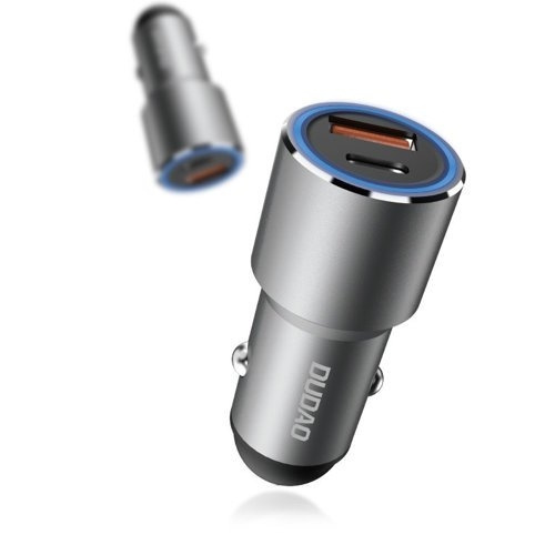 Dudao R4PQ Car charger 22,5Watt 1xUSB-C + 1xUSB-A i gruppen SMARTTELEFON & NETTBRETT / Ladere og Kabler / Billader / Billader USB hos TP E-commerce Nordic AB (C77160)