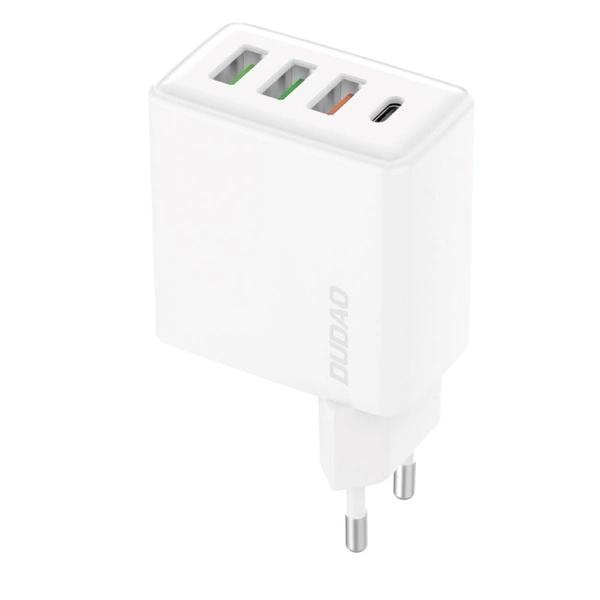 Dudao A5HEU Adapter 20Watt 1xUSB-C + 3xUSB-A i gruppen SMARTTELEFON & NETTBRETT / Ladere og Kabler / Vegglader / Vegglader USB hos TP E-commerce Nordic AB (C77180)