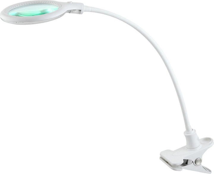 Airam Loop Clip 3D LED-bordlampe, hvit, USB i gruppen Elektronikk / Lys / Bordlamper hos TP E-commerce Nordic AB (C77431)