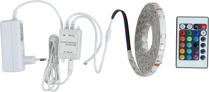 Airam LED Strip Power 24V IP20 LED-stripe, 4000 K, RGB, 2 m i gruppen Elektronikk / Lys / LED sløyfer hos TP E-commerce Nordic AB (C77471)