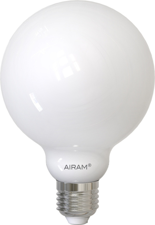 Airam SmartHome G95 lyspære, E27, opal, 806lm, 2700-6500K, WiFi i gruppen HJEM, HUS OG HAGE / Smarthus / Smart belysning hos TP E-commerce Nordic AB (C77490)