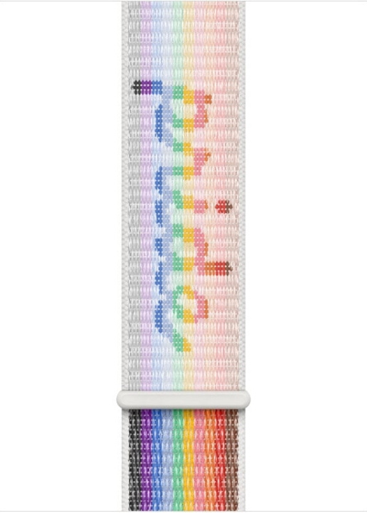 Apple Klokke 45 mm Pride Edition Sport Loop-armbånd (MU9R3) i gruppen SMARTTELEFON & NETTBRETT / Trening, hjem og fritid / Apple Watch og tilbehør / Tilbehør hos TP E-commerce Nordic AB (C77771)