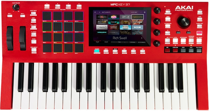 Akai MPC Key 37 sampler-arbeidsstasjon i gruppen SPORT, FRITID & HOBBY / Hobby / Musikk hos TP E-commerce Nordic AB (C77791)