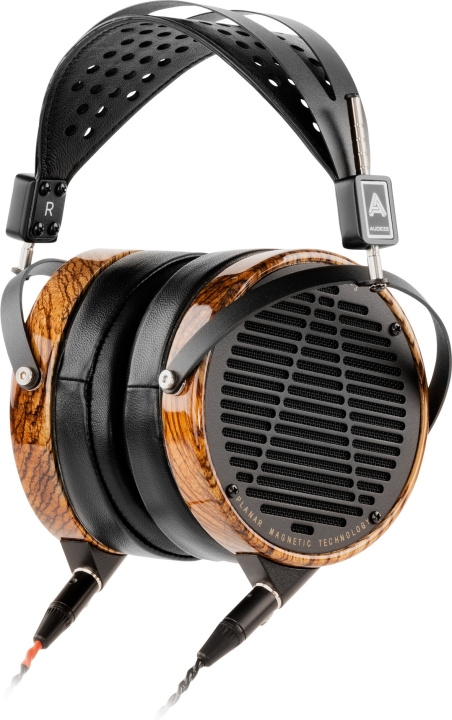 Audeze LCD-3 hodetelefoner, lær, Zebrano i gruppen Elektronikk / Lyd & Bilde / Hodetelefoner & Tilbehør / Hodetelefoner hos TP E-commerce Nordic AB (C77794)