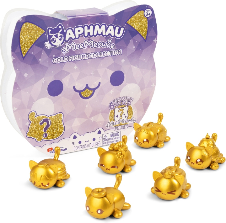 Aphmau Mystery MeeMeows Multi- Pack - gull samlefigurer 6-pakning i gruppen LEKER, BARN OG BABY / Leker / Leksaker hos TP E-commerce Nordic AB (C77795)