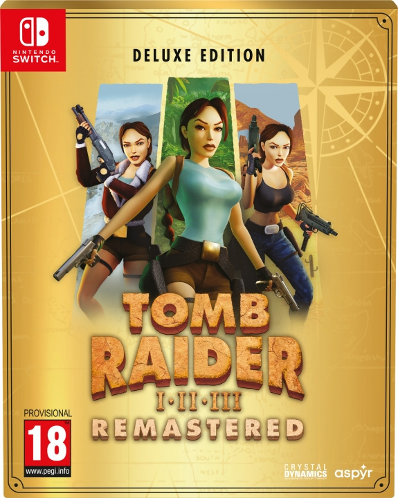 Aspyr Tomb Raider I-III Remastered - Deluxe Edition (Switch) i gruppen Elektronikk / TV-spill & tilbehør / Nintendo Switch / Spel hos TP E-commerce Nordic AB (C77883)