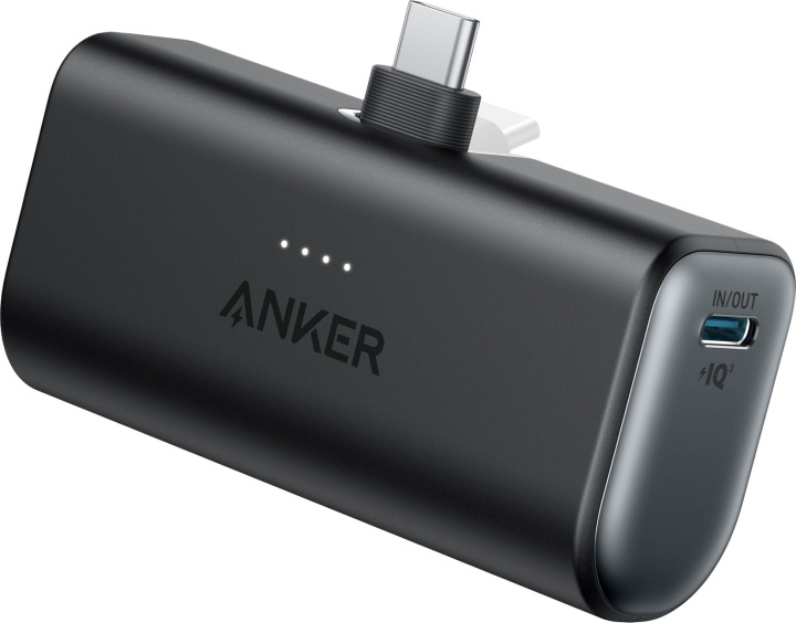 Anker Nano Power Bank reservestrømforsyning, 5000 mAh, svart i gruppen SMARTTELEFON & NETTBRETT / Ladere og Kabler / Powerbanks hos TP E-commerce Nordic AB (C77886)