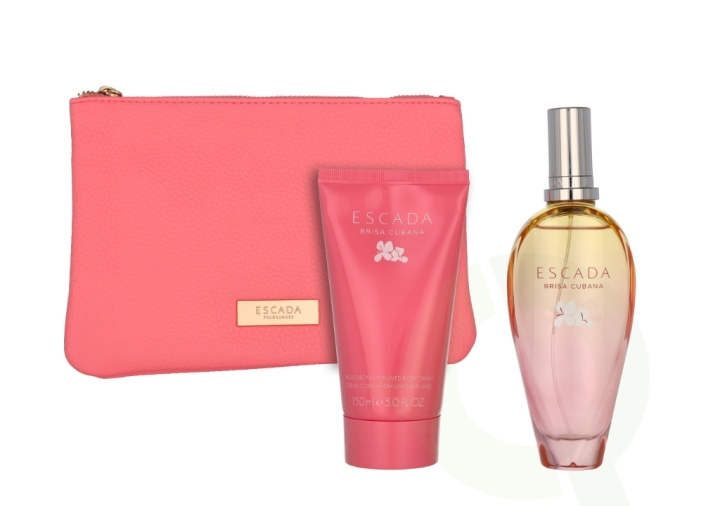 Escada Brisa Cubana Giftset 250 ml Limited Edition - Edt Spray 100ml/Body Lotion 150ml/Bag i gruppen HELSE OG SKJØNNHET / Gavesett / Gavesett for henne hos TP E-commerce Nordic AB (C77926)