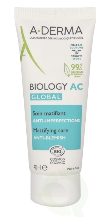 A-Derma Biology AC Global Anti imperfections Treatment 40 ml i gruppen HELSE OG SKJØNNHET / Hudpleie / Kroppspleie / Body lotion hos TP E-commerce Nordic AB (C77932)