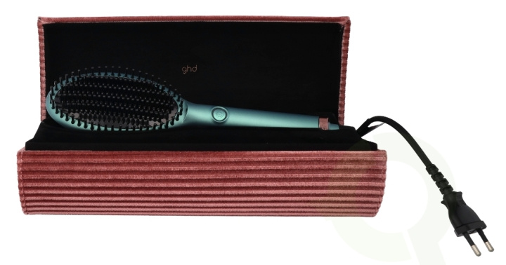 ghd Glide Smoothing Hot Brush Grand Luxe 1 piece With Exclusive Dusky Pink Vanity Case i gruppen HELSE OG SKJØNNHET / Hår & styling / Stylingverktøy / Varmluftsbørster hos TP E-commerce Nordic AB (C77959)