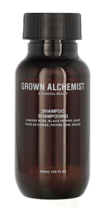 Grown Alchemist Shampoo Damask Rose, Black Pepper, Sage 50 ml i gruppen HELSE OG SKJØNNHET / Hår & styling / Hårpleie / Sjampo hos TP E-commerce Nordic AB (C77974)