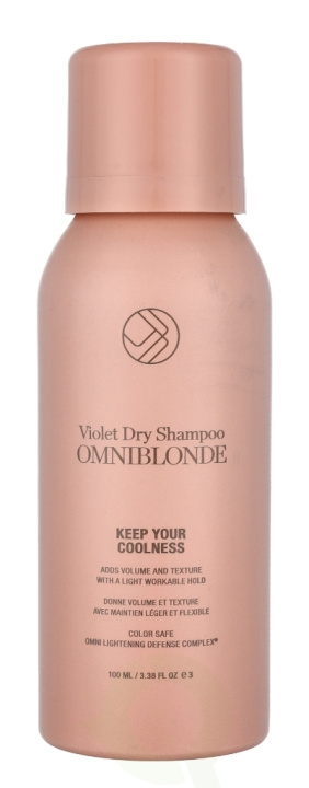 Omniblonde Keep Your Coolness Violet Dry Shampoo 100 ml i gruppen HELSE OG SKJØNNHET / Hår & styling / Hårpleie / Tørrsjampo hos TP E-commerce Nordic AB (C77993)