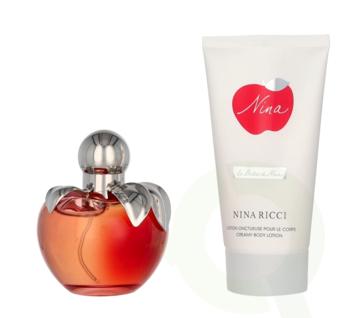 Nina Ricci Nina Giftset 125 ml Edt Spray 50ml/Body Lotion 75ml i gruppen HELSE OG SKJØNNHET / Gavesett / Gavesett for henne hos TP E-commerce Nordic AB (C78004)