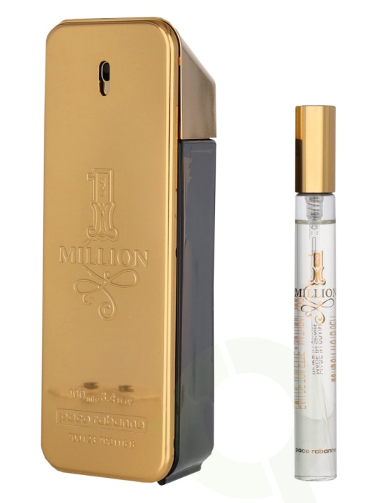 Paco Rabanne 1 Million Giftset 110 ml Edt Spray 100ml/Edt 10ml/GWP i gruppen HELSE OG SKJØNNHET / Gavesett / Gavesett for ham hos TP E-commerce Nordic AB (C78005)