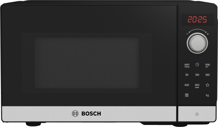 Bosch FFL023MS2 Serie 2 mikrobølgeovn, stål i gruppen HJEM, HUS OG HAGE / Husholdningsapparater / Mikrobølgeovner hos TP E-commerce Nordic AB (C78265)