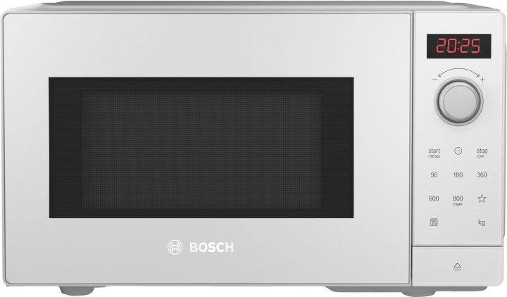 Bosch FFL023MW0 Serie 2 mikrobølgeovn, hvit i gruppen HJEM, HUS OG HAGE / Husholdningsapparater / Mikrobølgeovner hos TP E-commerce Nordic AB (C78266)