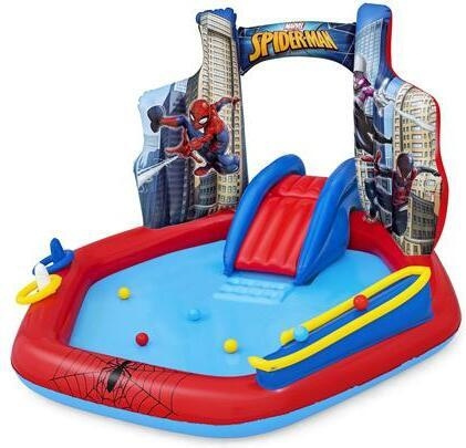 Bestway Spider-Man svømmebasseng, 2,11 m x 2,06 m x 1,27 m i gruppen HJEM, HUS OG HAGE / Hageprodukter / Basseng og tilbehør / Basseng hos TP E-commerce Nordic AB (C78339)