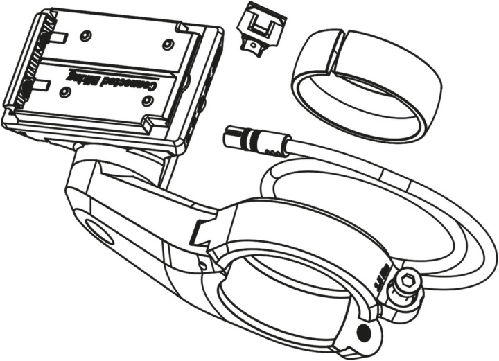 Bosch Kiox displayholder 31,8 mm, Smart System i gruppen HJEM, HUS OG HAGE / Smarthus / Smarthussystemer hos TP E-commerce Nordic AB (C78350)