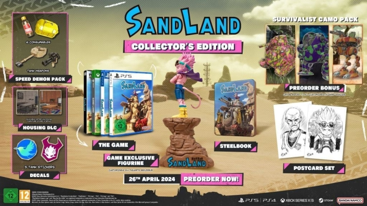 Bandai Namco Entertainment Sand Land - Samlerutgave (PS5) i gruppen Elektronikk / TV-spill & tilbehør / Sony PlayStation 5 hos TP E-commerce Nordic AB (C78417)