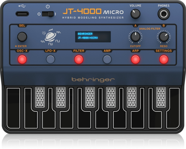 BEHRINGER JT-4000 synthesizer i gruppen SPORT, FRITID & HOBBY / Hobby / Musikk / Tilbehør til musikkinstrumenter hos TP E-commerce Nordic AB (C78462)