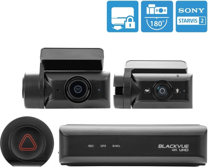 BlackVue DR970X-2CH Box IR Plus 64 GB bilkamera med to kanaler i gruppen Bil / Billyd & Multimedia / Dashcams, Action kameraer og tilbehør / Dashcams hos TP E-commerce Nordic AB (C78478)