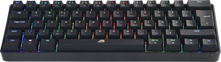 Blackstorm RGB Mech 2 Dual Mode 60 % spilltastatur, hot swap Outemu Red-brytere, svart i gruppen Datautstyr / GAMING / Tastatur hos TP E-commerce Nordic AB (C78482)