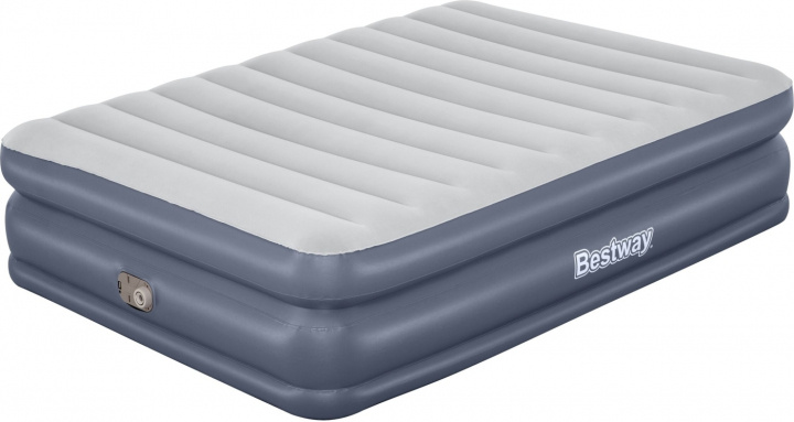 Bestway Tritech Quadcomfort luftmadrass Queen luftfylt ekstraseng, innebygd pumpe, 203 x 152 x 51 cm i gruppen SPORT, FRITID & HOBBY / Friluftsliv / Luftmadrasser og liggeunderlag hos TP E-commerce Nordic AB (C78509)