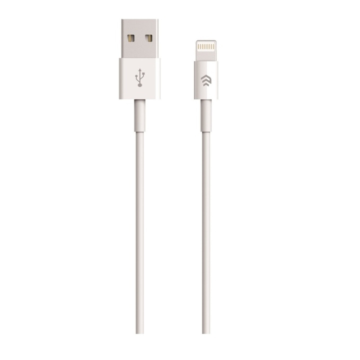 Devia kabel Smart EC080 USB - Lightning 2,0 m 2,1A vit i gruppen SMARTTELEFON & NETTBRETT / Ladere og Kabler / Kabler / Kabler Lightning hos TP E-commerce Nordic AB (C78533)