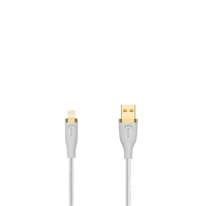 Devia kabel Star EC417 USB - Lightning 1,5 m 2,4A vit i gruppen SMARTTELEFON & NETTBRETT / Ladere og Kabler / Kabler / Kabler Lightning hos TP E-commerce Nordic AB (C78616)