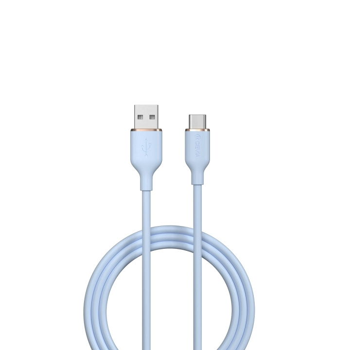 Devia kabel Jelly EC629 USB - USB-C 1,2 m 2,4A blå i gruppen SMARTTELEFON & NETTBRETT / Ladere og Kabler / Kabler / Kabler type C hos TP E-commerce Nordic AB (C78635)