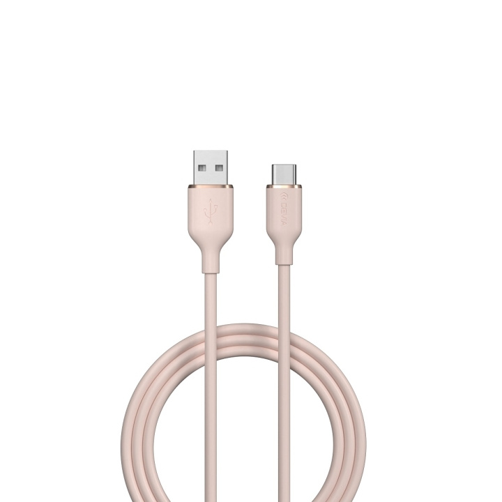 Devia kabel Jelly EC629 USB - USB-C 1,2 m 2,4A rosa i gruppen SMARTTELEFON & NETTBRETT / Ladere og Kabler / Kabler / Kabler type C hos TP E-commerce Nordic AB (C78636)