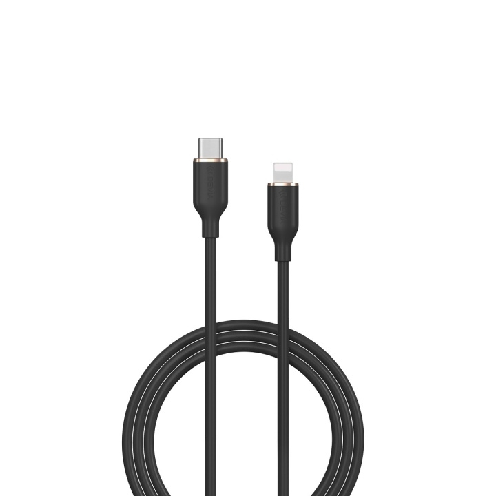 Devia kabel Jelly EC631 USB-C - Lightning 1,2 m 27W svart i gruppen SMARTTELEFON & NETTBRETT / Ladere og Kabler / Kabler / Kabler Lightning hos TP E-commerce Nordic AB (C78637)