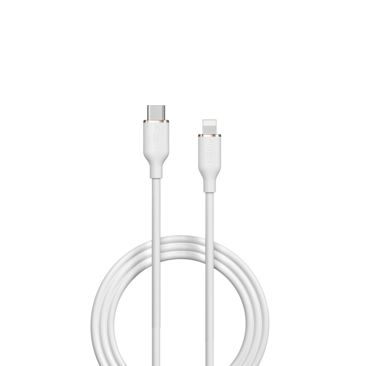 Devia kabel Jelly EC631 USB-C - Lightning 1,2 m 27W vit i gruppen SMARTTELEFON & NETTBRETT / Ladere og Kabler / Kabler / Kabler Lightning hos TP E-commerce Nordic AB (C78638)