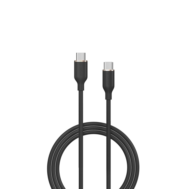 Devia kabel Jelly EC632 USB-C - USB-C 1,2 m 60W 3A svart i gruppen SMARTTELEFON & NETTBRETT / Ladere og Kabler / Kabler / Kabler type C hos TP E-commerce Nordic AB (C78641)