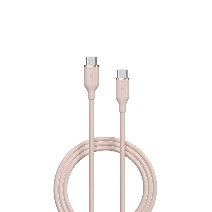 Devia kabel Jelly EC632 USB-C - USB-C 1,2 m 60W 3A rosa i gruppen SMARTTELEFON & NETTBRETT / Ladere og Kabler / Kabler / Kabler type C hos TP E-commerce Nordic AB (C78644)