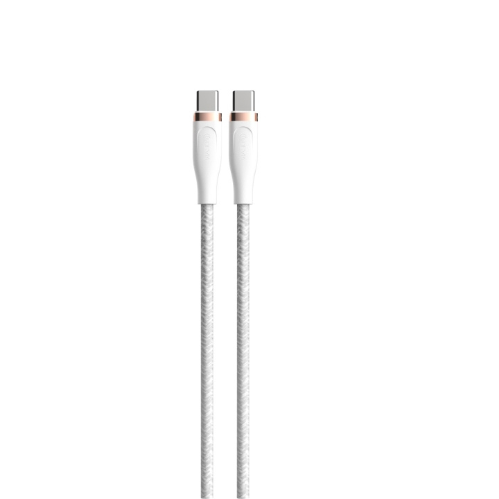 Devia kabel Star EC320 PD USB-C - USB-C 1,5 m 60W 3A vit i gruppen SMARTTELEFON & NETTBRETT / Ladere og Kabler / Kabler / Kabler type C hos TP E-commerce Nordic AB (C78668)