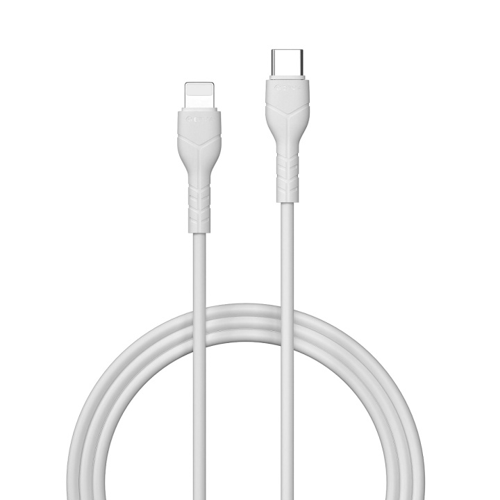 Devia kabel Kintone EC150 USB-C - Lightning 1,0 m 3A 27W vit i gruppen SMARTTELEFON & NETTBRETT / Ladere og Kabler / Kabler / Kabler Lightning hos TP E-commerce Nordic AB (C78681)