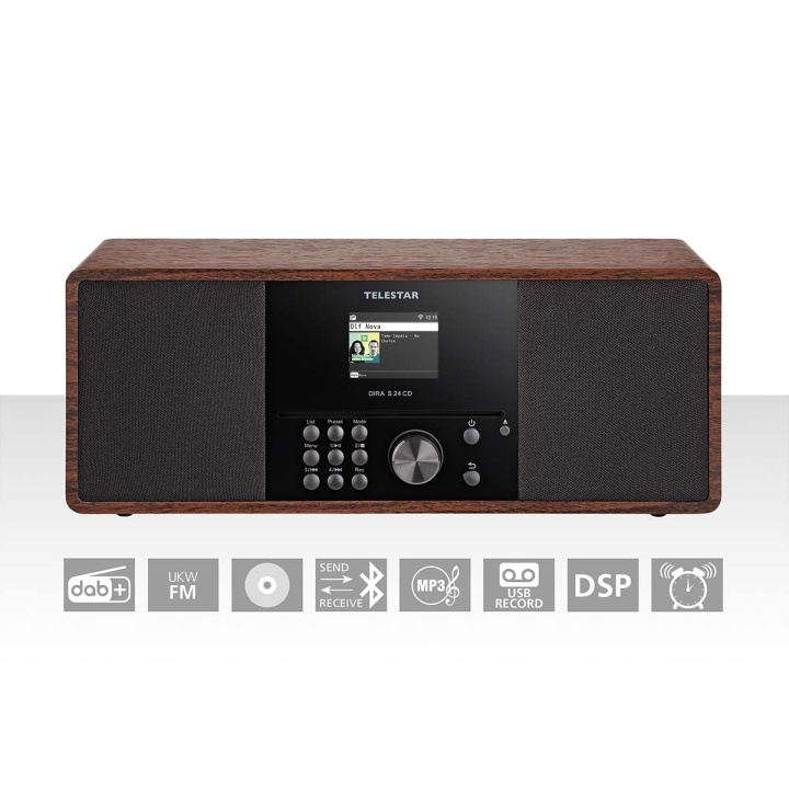 TELESTAR DIRA S 24 CD DAB+ / FM Stereo Radio med CD-spiller i tre i gruppen Elektronikk / Lyd & Bilde / Hjemmekino, HiFi og bærbar / Radio & Vekkerklokker / Radio hos TP E-commerce Nordic AB (C78696)